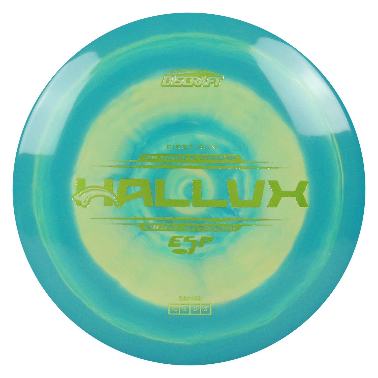 Discraft Disc Golf Ricky Wysocki First Run ESP Hallux Distance Driver 10/5/0/3