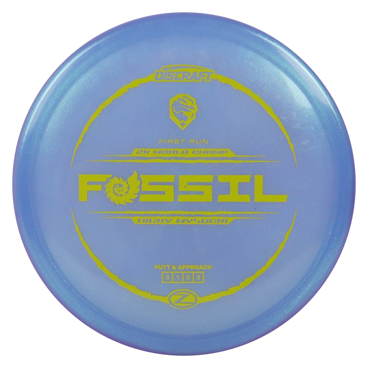 Discraft Disc Golf Ricky Wysocki First Run Z ColorShift Fossil Putter 3/1/0/3