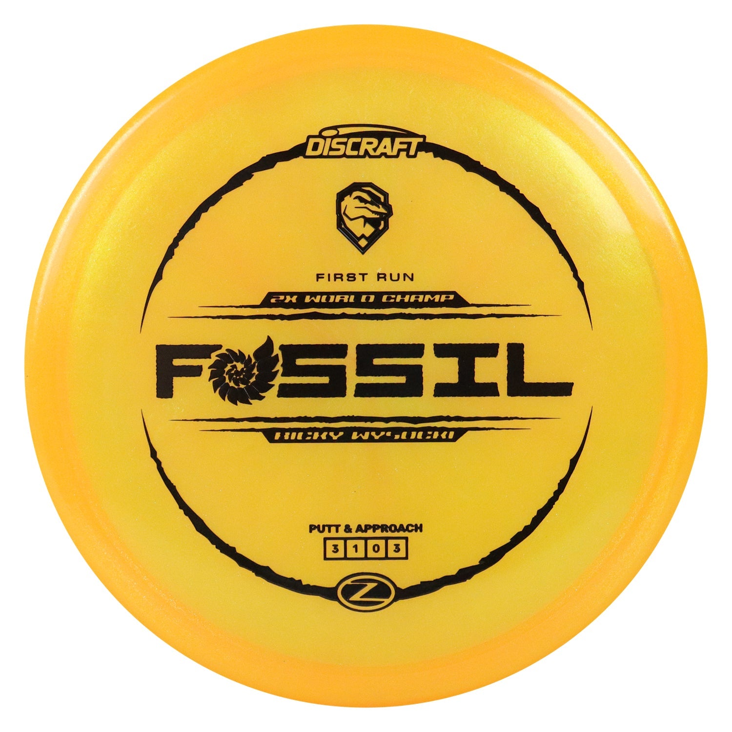 Discraft Disc Golf Ricky Wysocki First Run Z ColorShift Fossil Putter 3/1/0/3