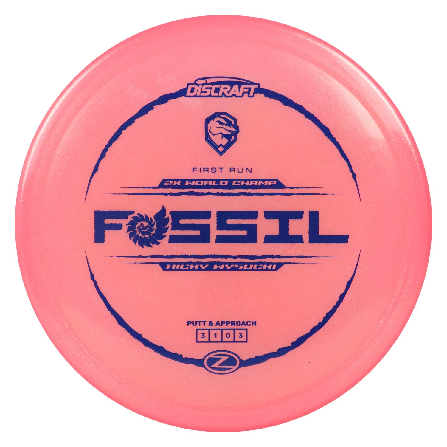 Discraft Disc Golf Ricky Wysocki First Run Z ColorShift Fossil Putter 3/1/0/3
