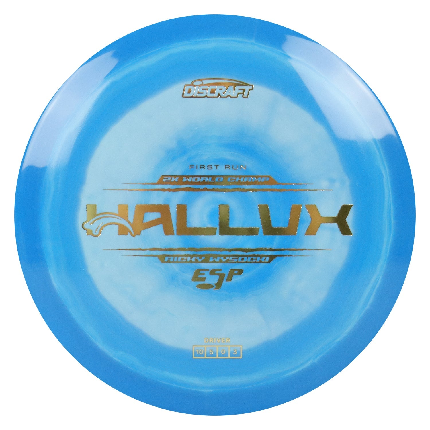 Discraft Disc Golf Ricky Wysocki First Run ESP Hallux Distance Driver 10/5/0/3