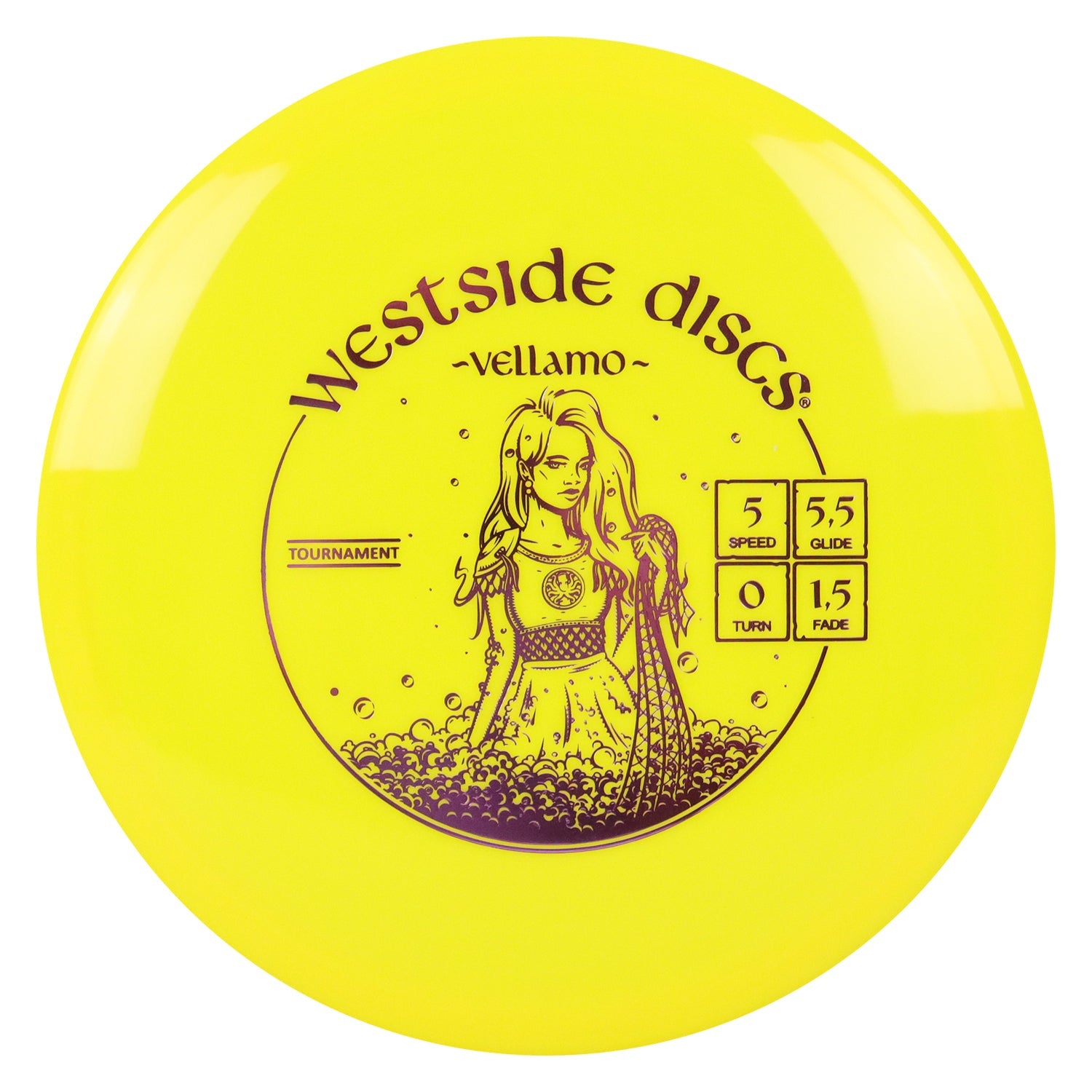 Westside Disc Golf Tournament Vellamo Midrange 5/5.5/0/1.5 - Choose Exact Disc