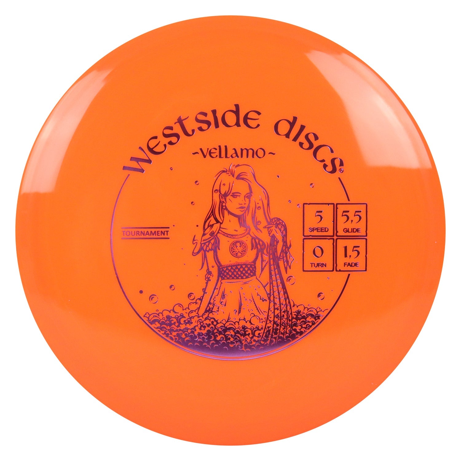 Westside Disc Golf Tournament Vellamo Midrange 5/5.5/0/1.5 - Choose Exact Disc