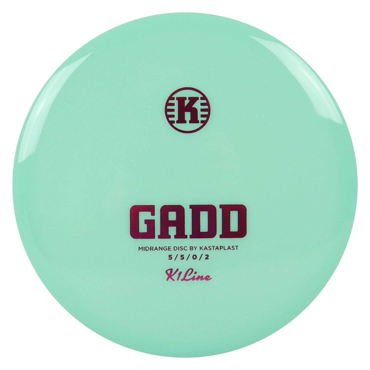 Kastaplast Disc Golf First Run K1 Gadd Midrange 5/5/0/2 - Choose Exact Disc