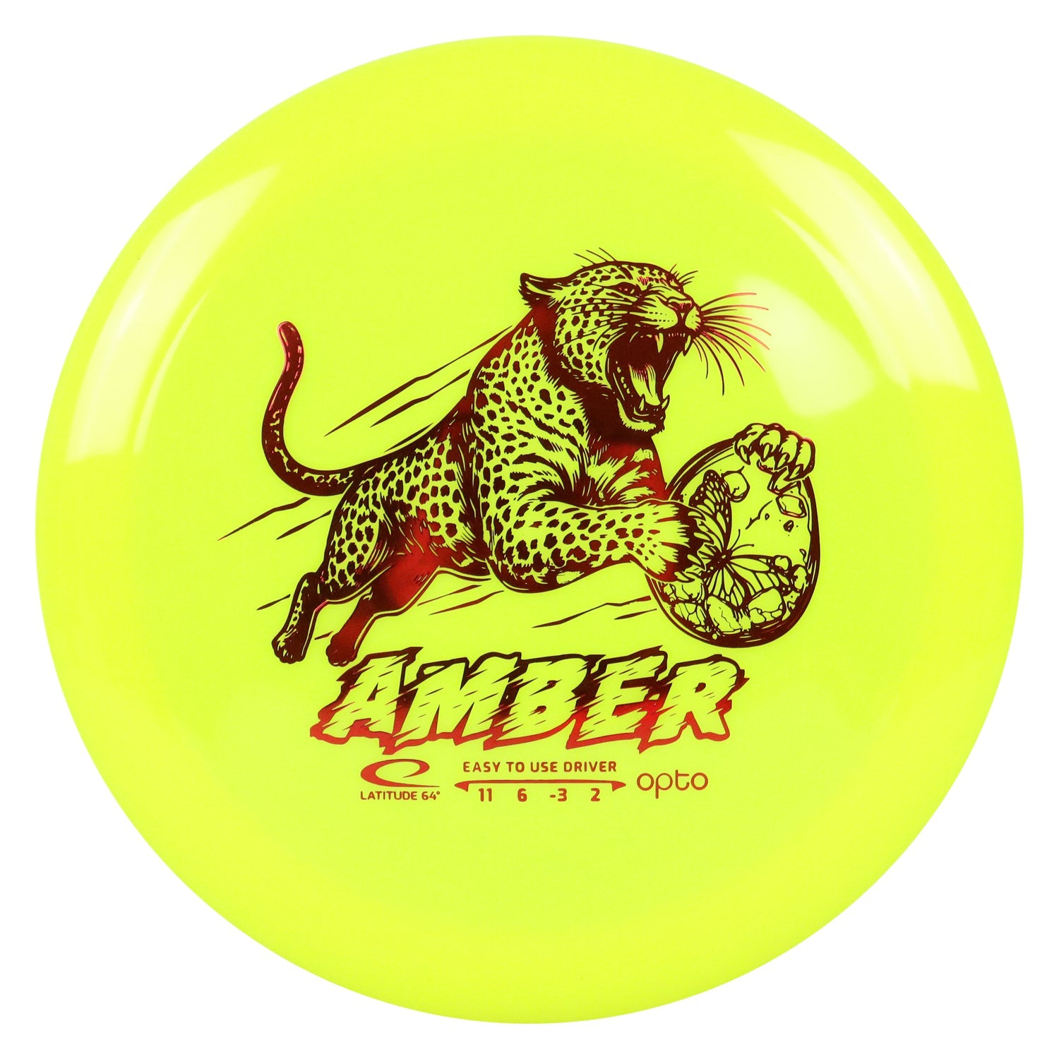 Latitude 64 Disc Golf Opto Amber Distance Driver 11/6/-3/2 - Choose Exact Disc