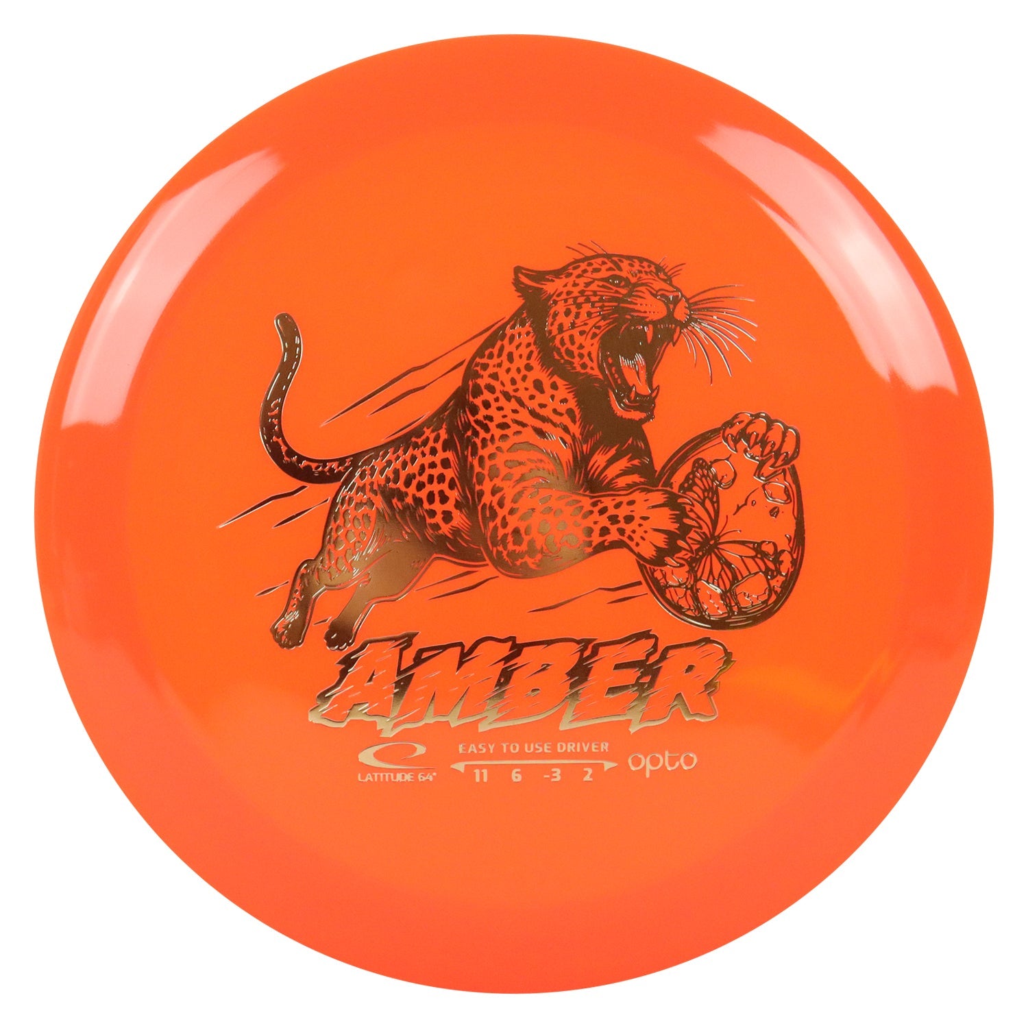 Latitude 64 Disc Golf Opto Amber Distance Driver 11/6/-3/2 - Choose Exact Disc