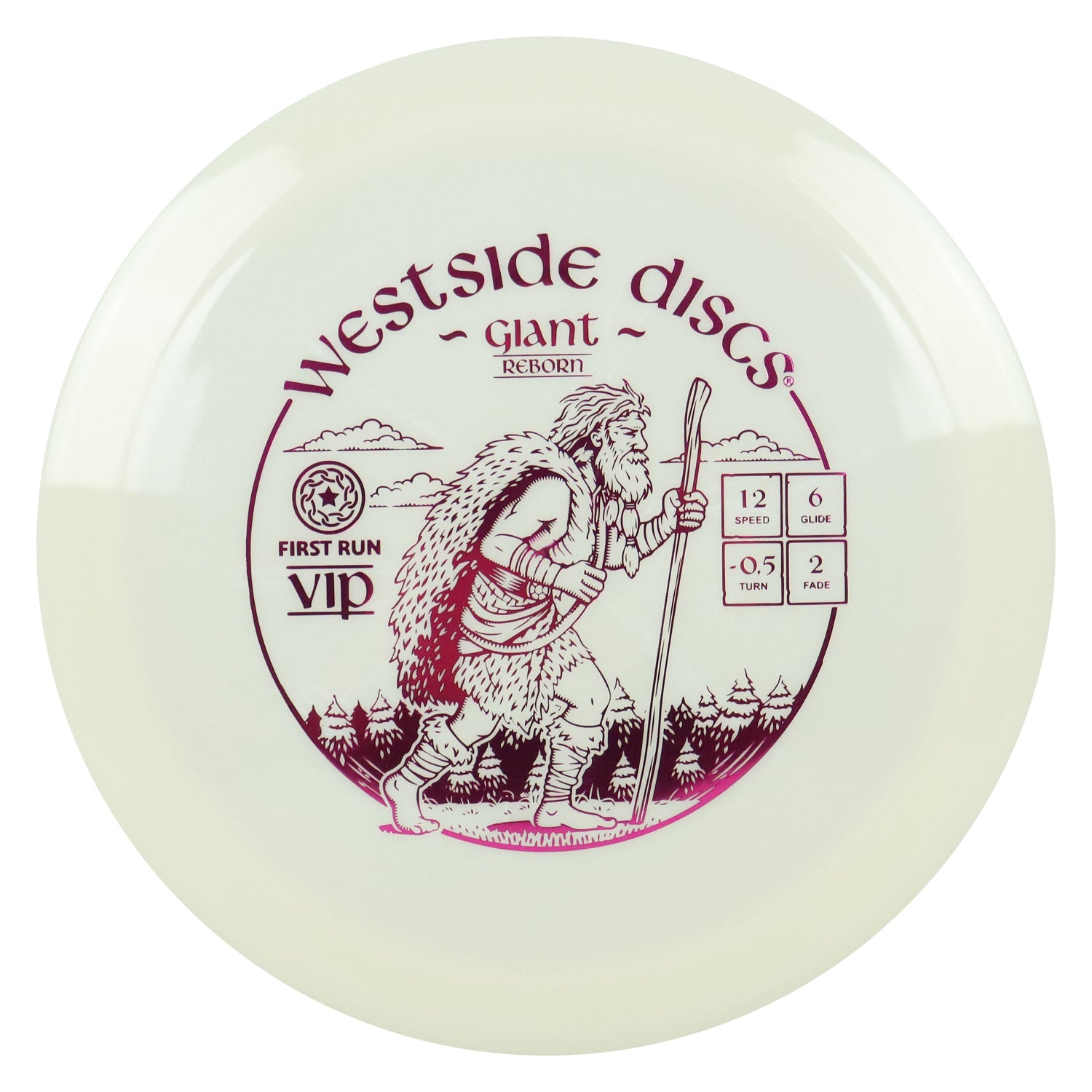 Westside Disc Golf First Run VIP Giant Reborn Distance Driver 12/6/-0.5/2