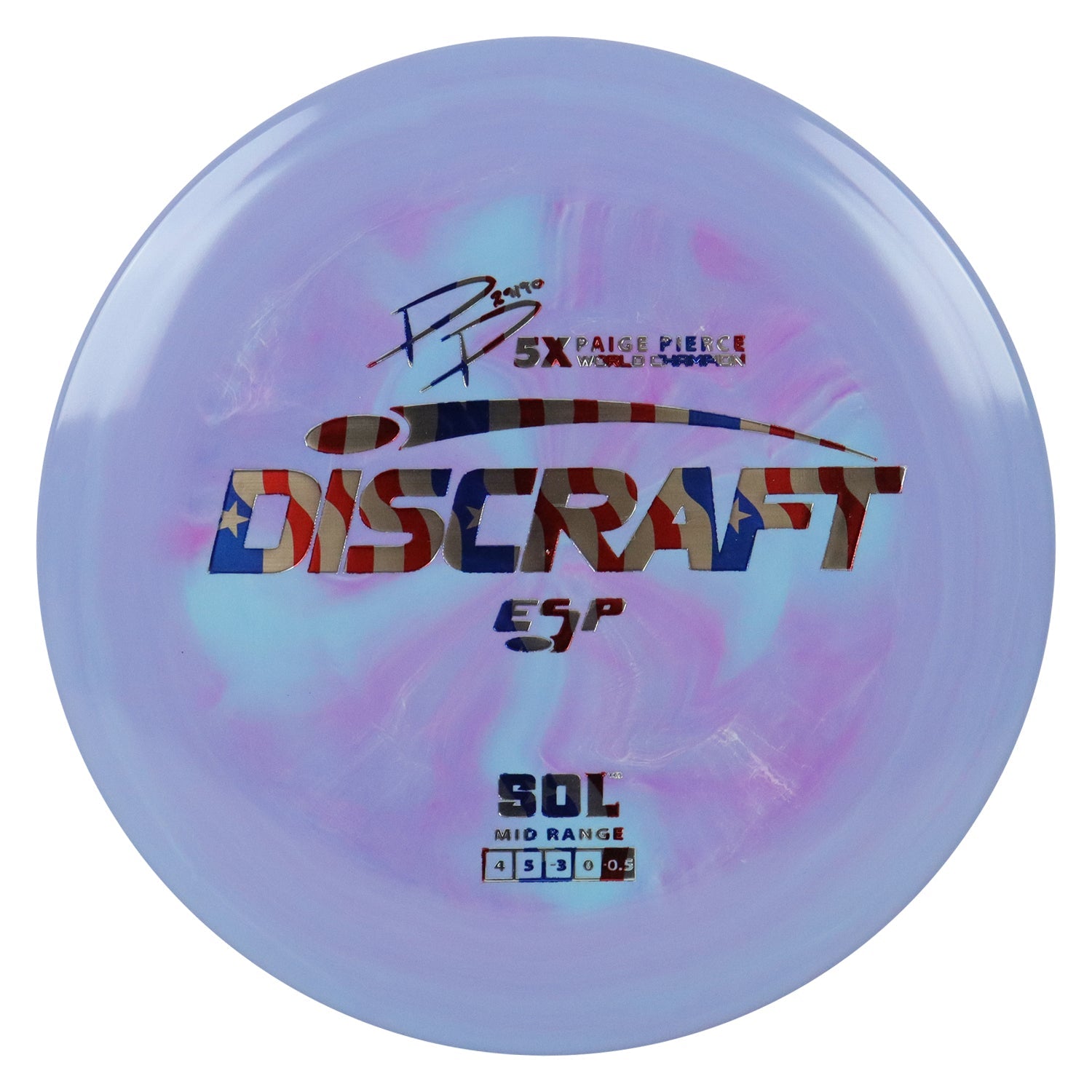 Discraft Disc Golf Paige Pierce Signature ESP Sol Midrange Disc 4/5/-3/0 - Choose Exact Disc