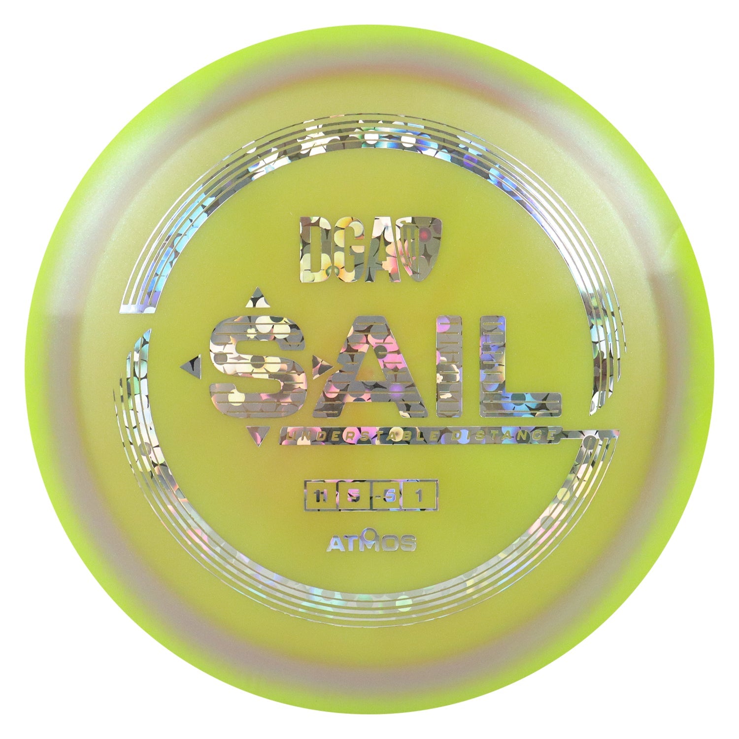 DGA Disc Golf Atmos Sail Distance Driver 11/5/-5/1 - Choose Exact Disc