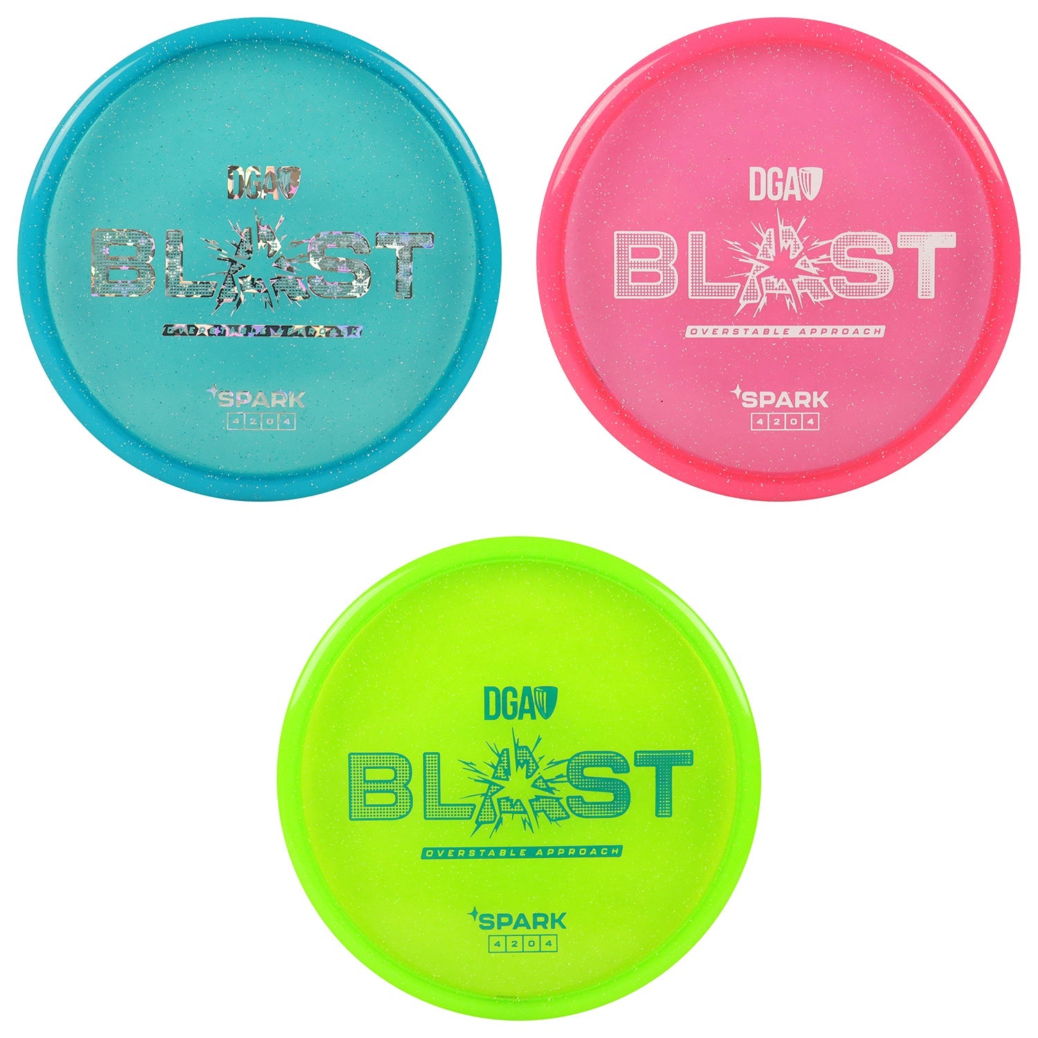 DGA Disc Golf Spark Blast Putt and Approach 4/2/0/4 - Choose Exact Disc
