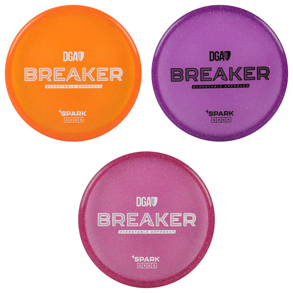DGA Disc Golf Spark Breaker Putt and Approach 3/3/0/3 - Choose Exact Disc