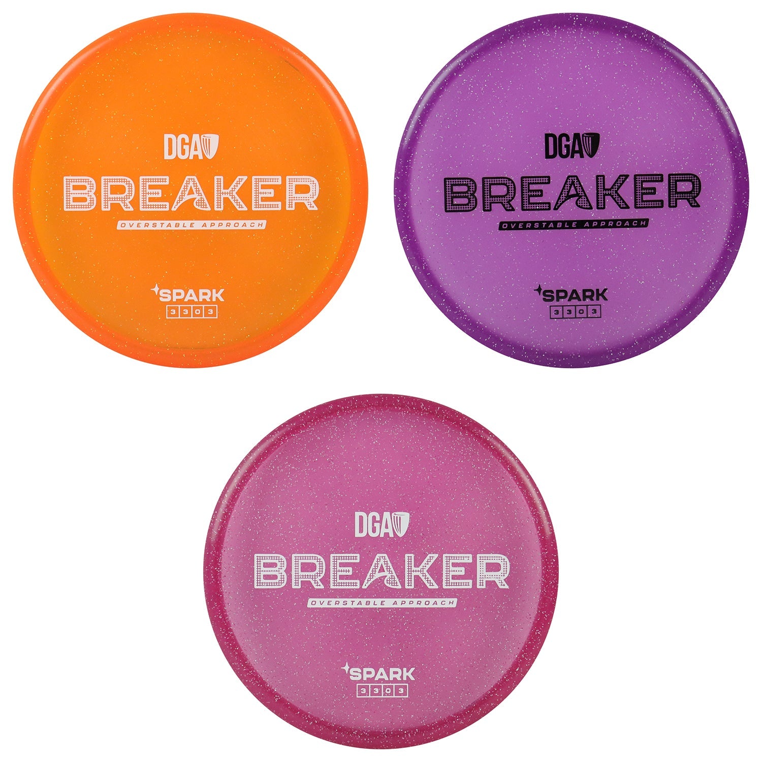 DGA Disc Golf Spark Breaker Putt and Approach 3/3/0/3 - Choose Exact Disc