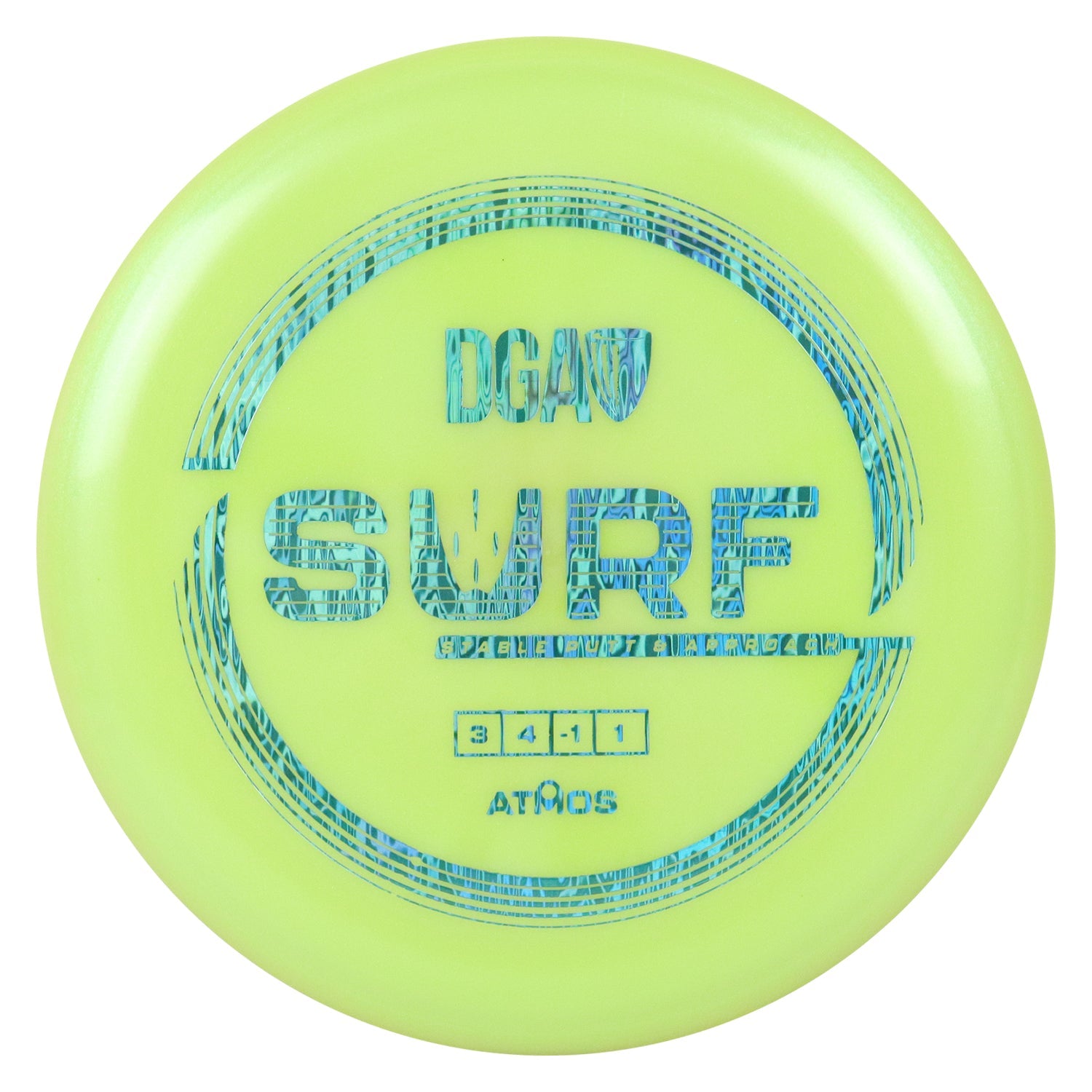 DGA Disc Golf Atmos Surf Putt and Approach 3/4/-1/1 - Choose Exact Disc