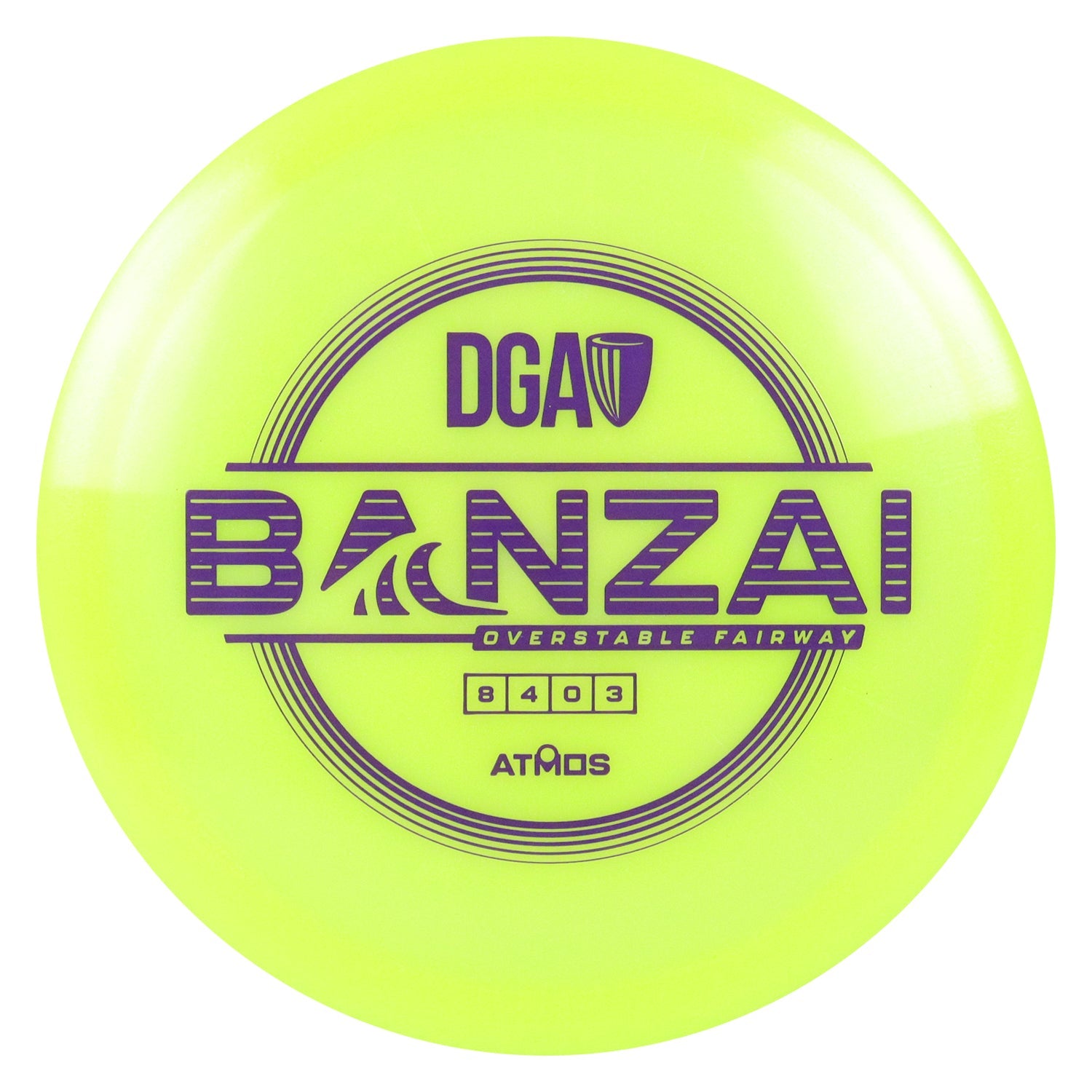 DGA Disc Golf Atmos Banazi Fairway Driver 8/4/0/3 - Choose Exact Disc