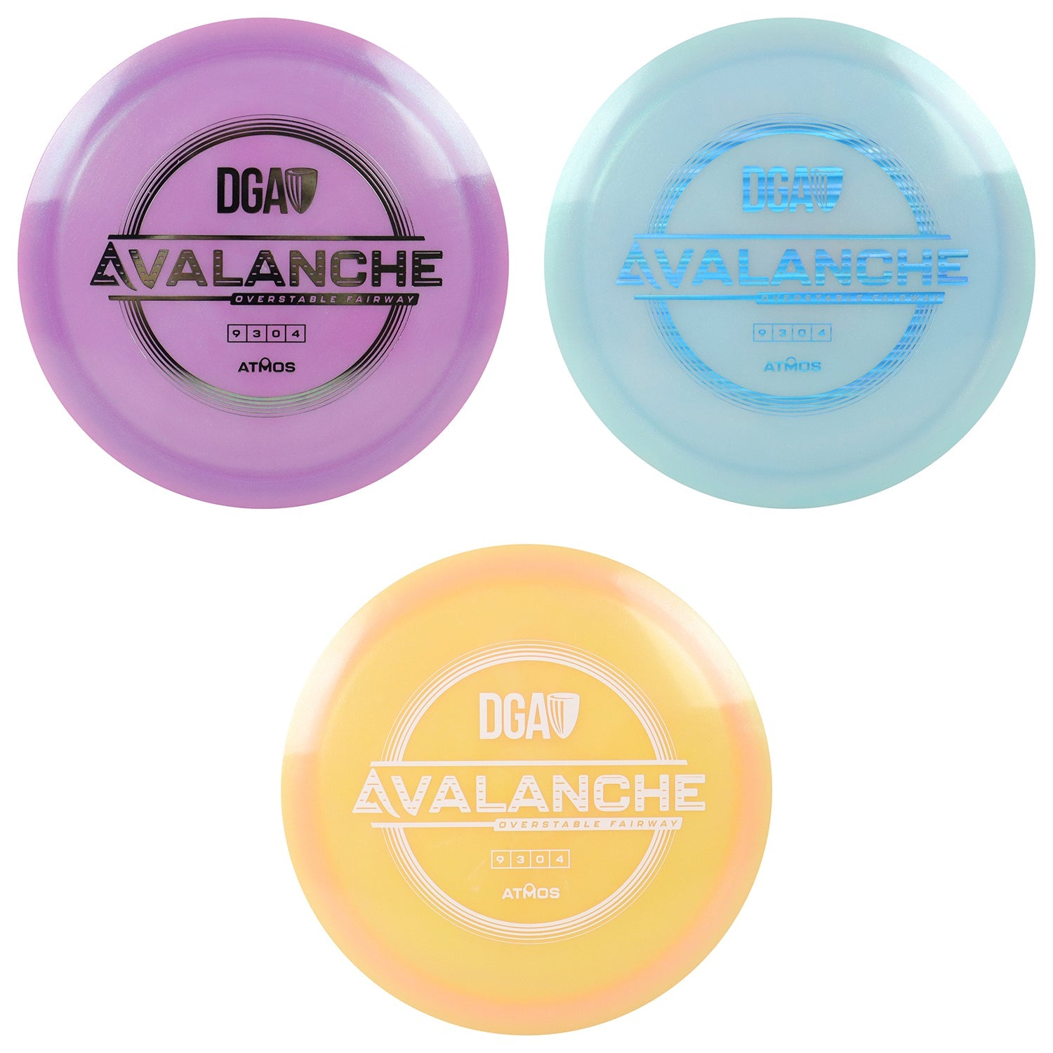 DGA Disc Golf Atmos Avalanche Fairway Driver 9/3/0/4 - Choose Exact Disc