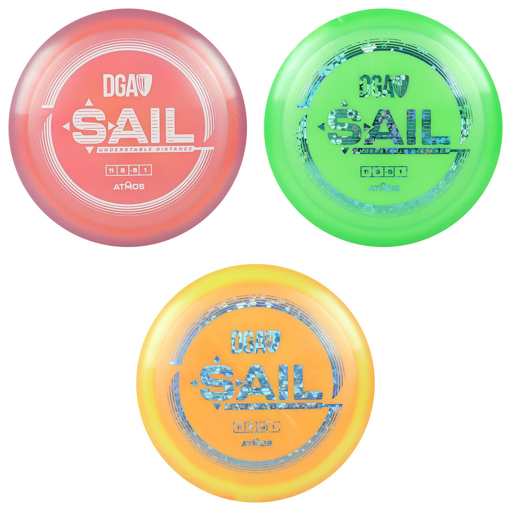 DGA Disc Golf Atmos Sail Distance Driver 11/5/-5/1 - Choose Exact Disc
