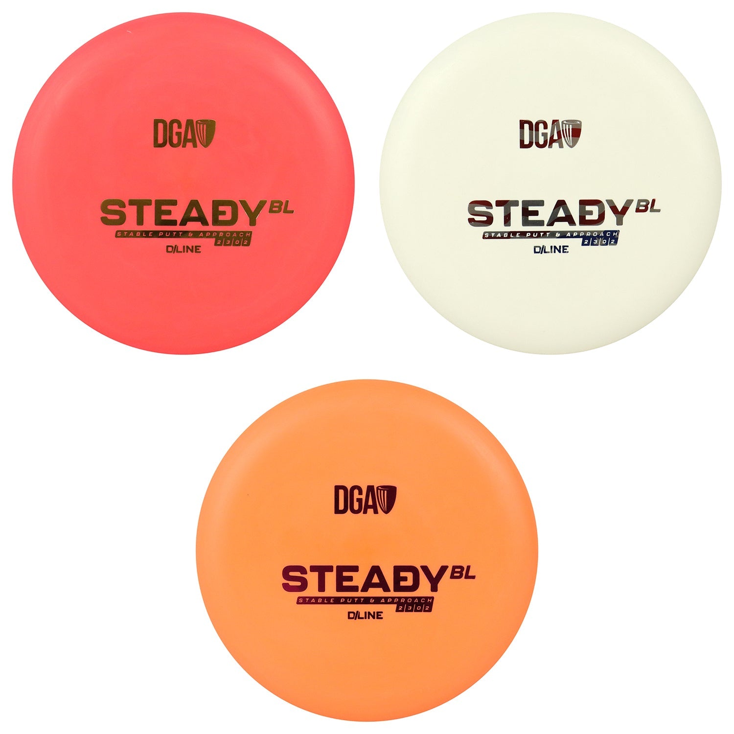 DGA Disc Golf D-Line Steady BL Putt and Approach 2/3/0/2 - Choose Exact Disc