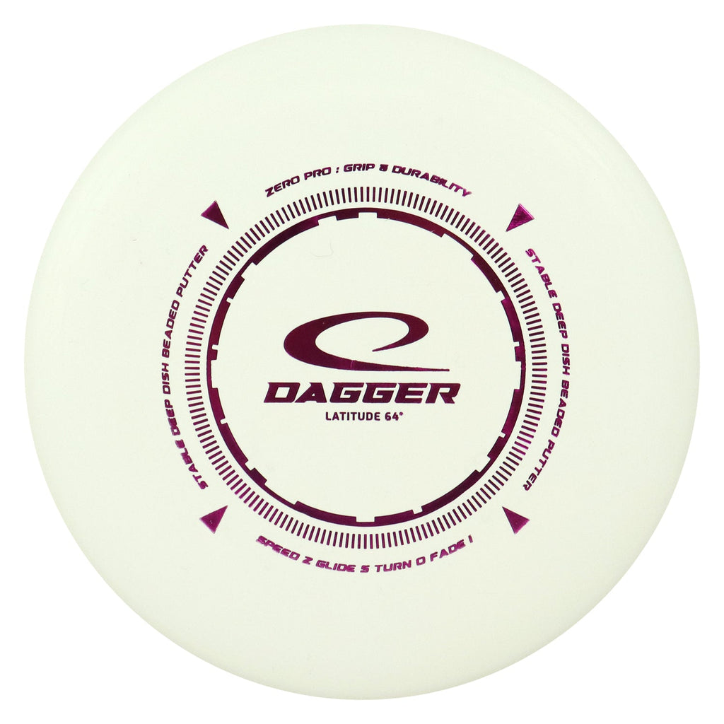 Latitude 64 Disc Golf Zero Pro Dagger Putt and Approach 2/5/0/1 - Choose Exact Disc