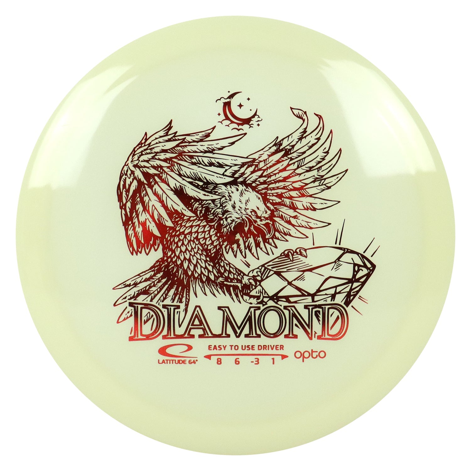 Latitude 64 Disc Golf Opto Moonshine Diamond Fairway Driver 8/6/-3/1 - Choose Exact Disc