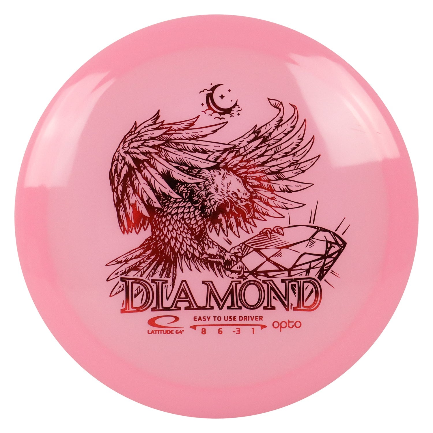 Latitude 64 Disc Golf Opto Moonshine Diamond Fairway Driver 8/6/-3/1 - Choose Exact Disc