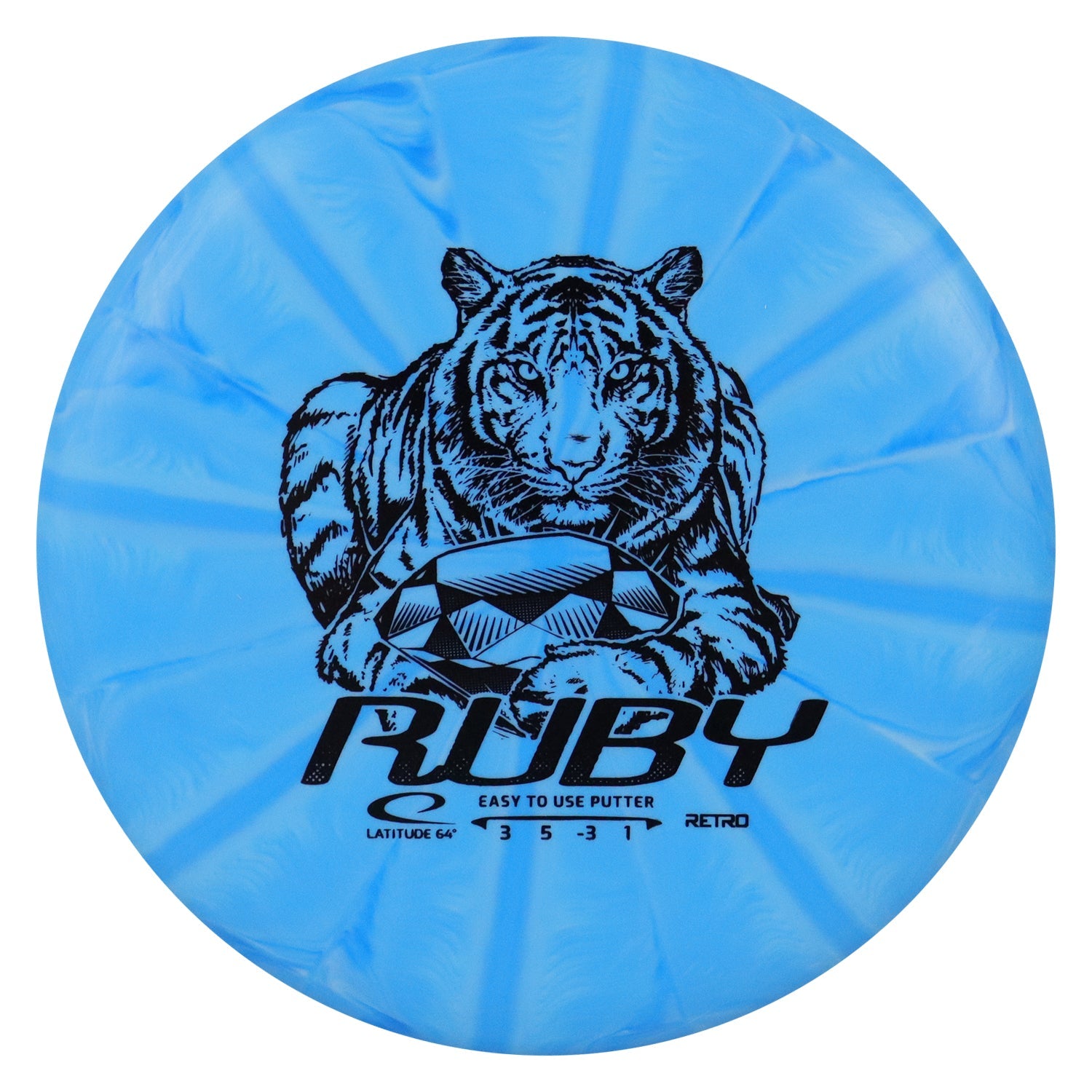 Latitude 64 Disc Golf Retro Burst Ruby Putter 3/5/-3/1 - Choose Exact Disc