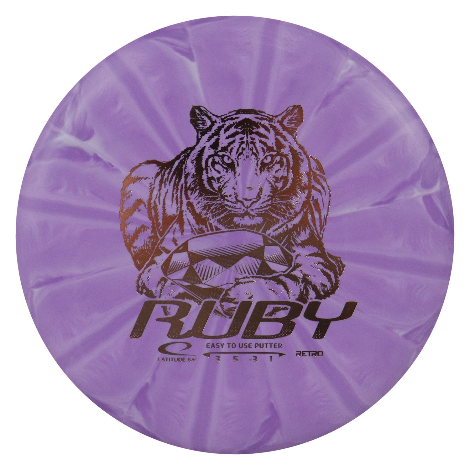 Latitude 64 Disc Golf Retro Burst Ruby Putter 3/5/-3/1 - Choose Exact Disc