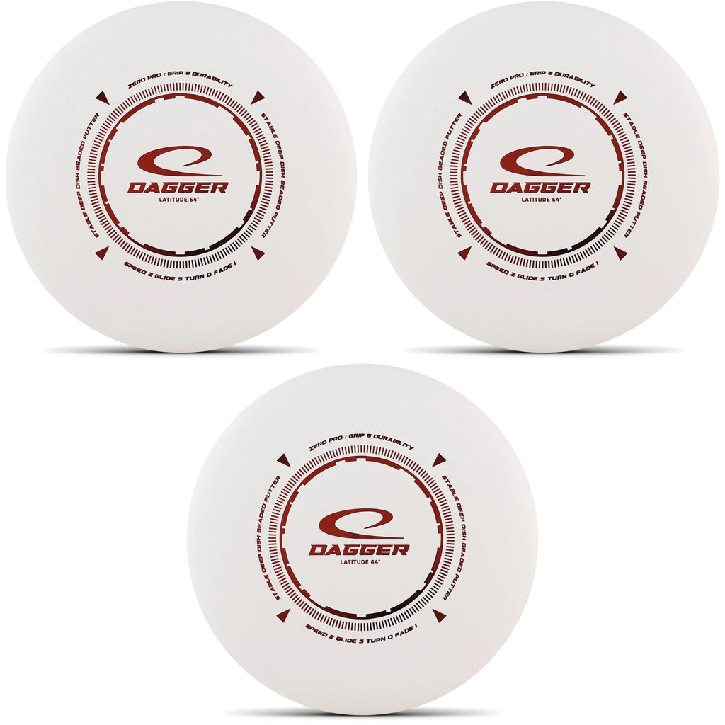Latitude 64 Disc Golf Zero Pro Dagger Putt and Approach 2/5/0/1 - Choose Exact Disc