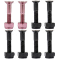 Dime Bag Skateboard Mounting Hardware 1" Phillips Black and Pink Nuts and Bolts