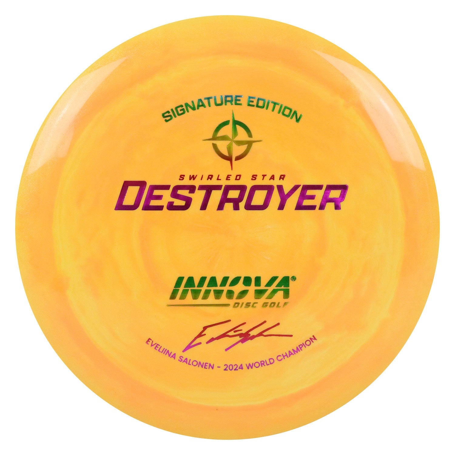 Innova Disc Golf Evelina Salonen 2024 World Champion Swirled Star Destroyer - Choose Exact Disc