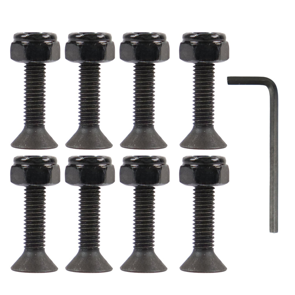 Dime Bag Skateboard Mounting Hardware 7/8" Allen Nuts and Bolts with Wrench