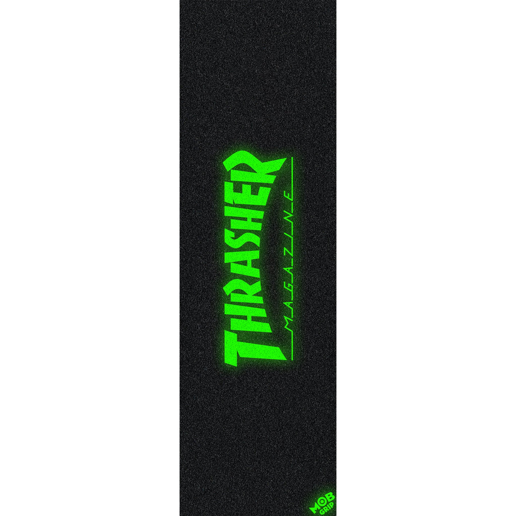 Mob Skateboard Grip Tape Thrasher Glow Logo 10" x 33" Sheet