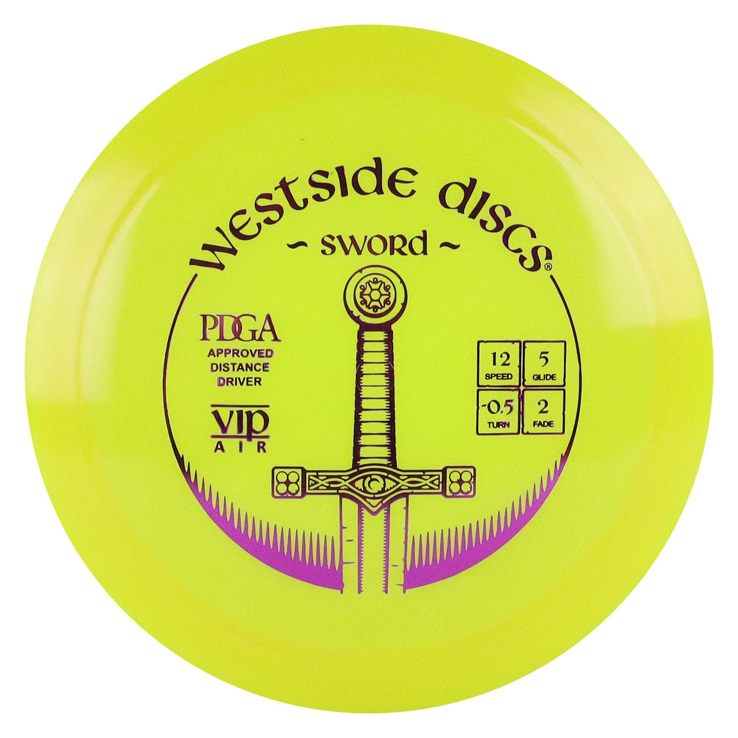 Westside Disc Golf VIP Air Sword Distance Driver 12/5/-0.5/2 - Choose Exact