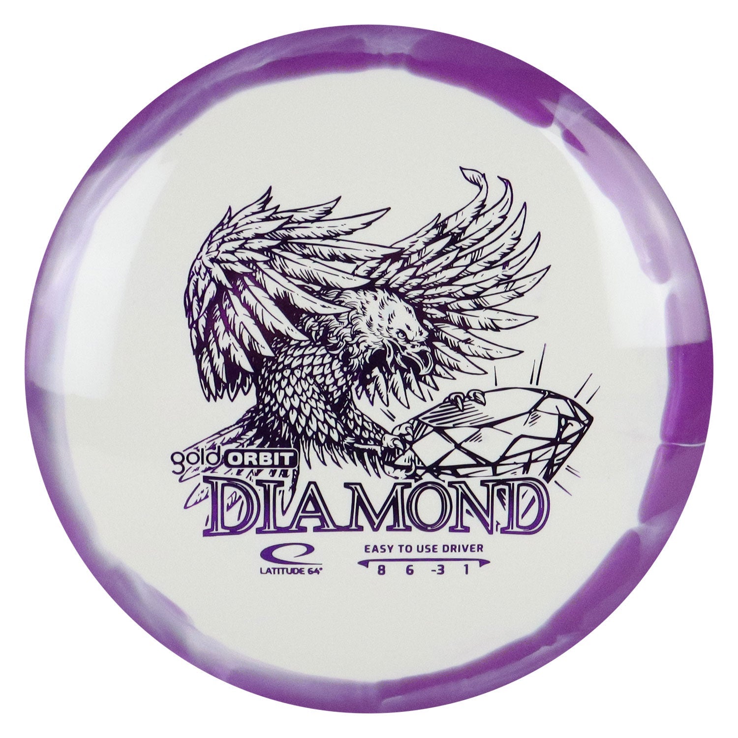 Latitude 64 Disc Golf Gold Orbit Diamond Fairway Driver 8/6/-3/1 - Chosse Exact Disc