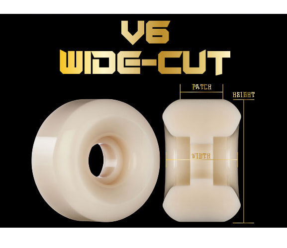 Bones Skateboard Wheels 53mm X-Formula Widecut V6 99A White