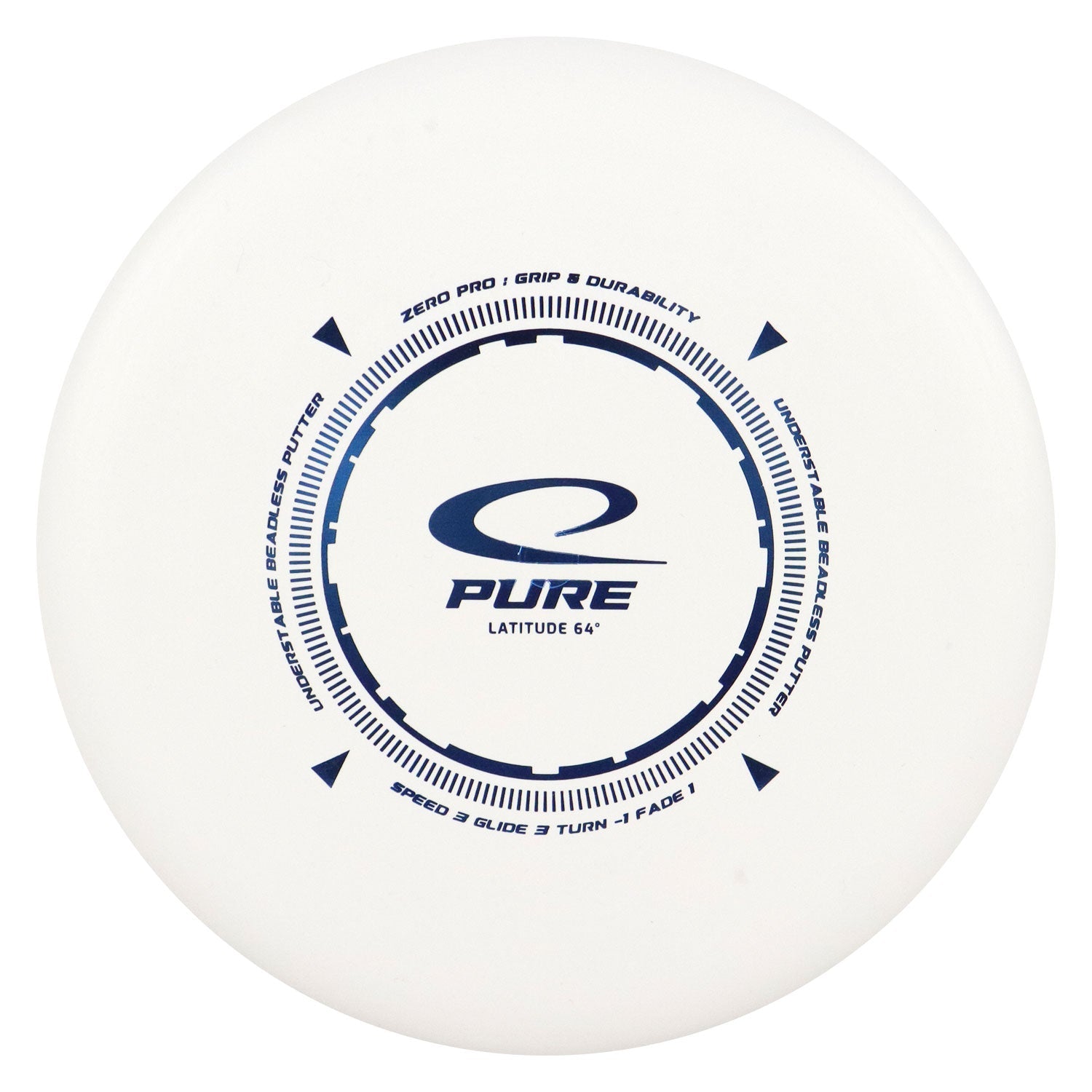 Latitude 64 Disc Golf Zero Pro Pure Putter 3/3/-1/1 - Choose Exact Disc