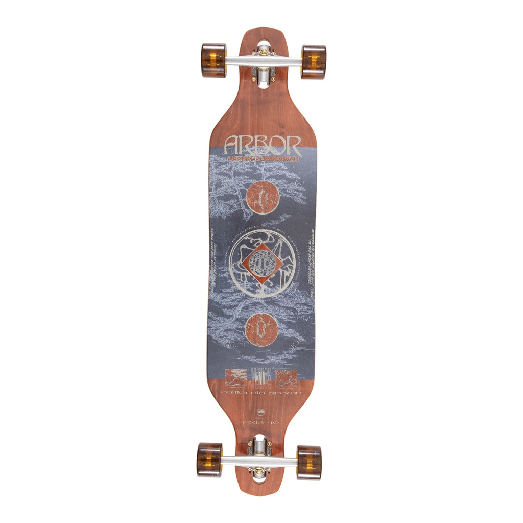 Arbor Longboard Complete Journey Evergreen Axis 40 Drop Through 9.375" x 40"