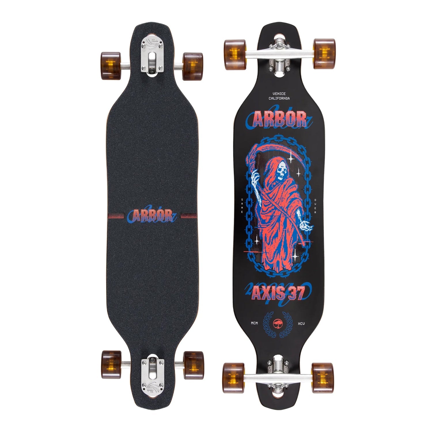 Arbor Longboard Complete Journey Reaper Axis 37 Drop Through 8.875" x 37"