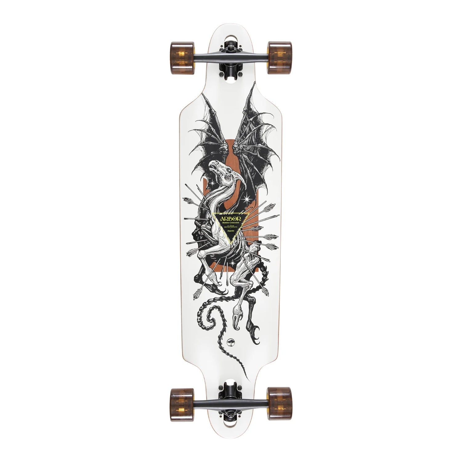 Arbor Longboard Complete Bamboo Zeppelin 36 K Darmaeva Drop Through 9" x 36"