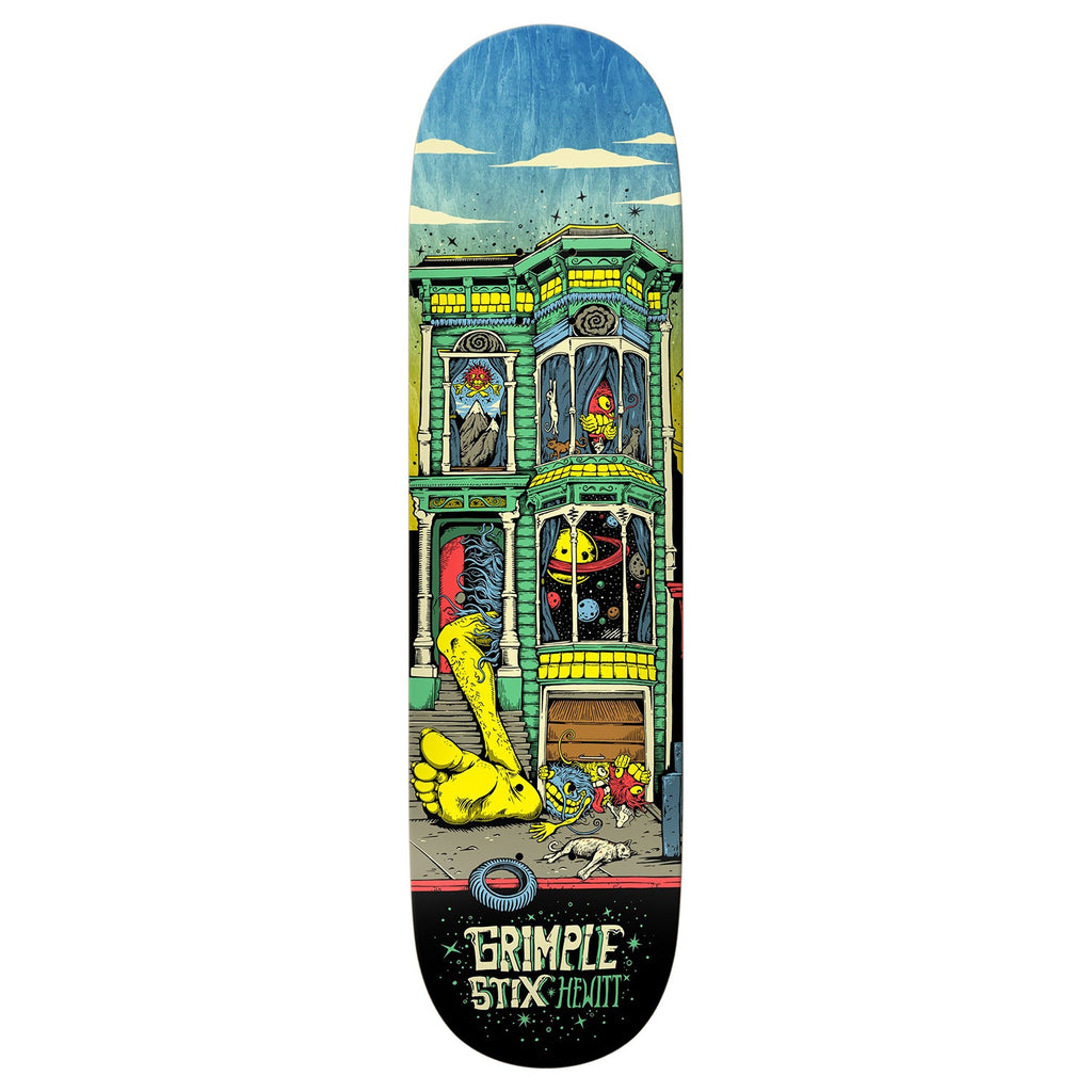 Anti Hero Skateboard Complete Hewitt Grimple Stix Victorians 8.5" x 31.75"