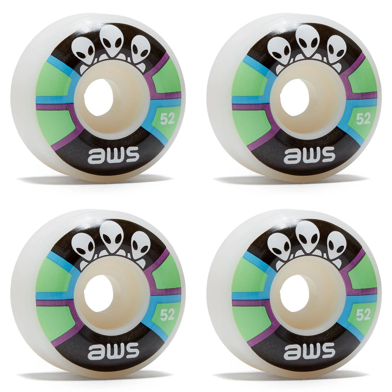 Alien Workshop Skateboard Wheels Triad 52mm 97A Classic