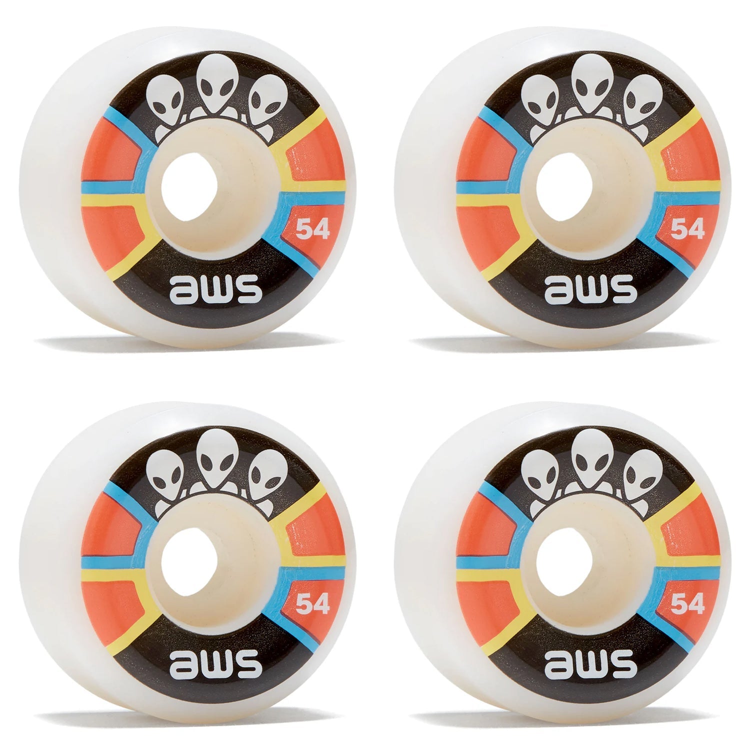 Alien Workshop Skateboard Wheels Triad 54mm 97A Conical