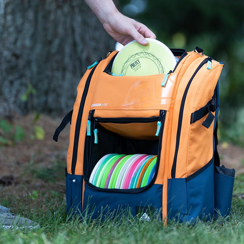 Axiom Discs Disc Golf Backpack Bag - Voyager Lite Backpack - Holds 22 Discs