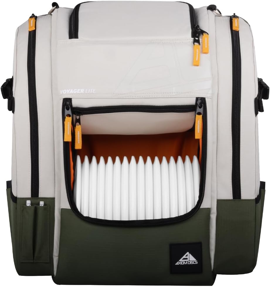 Axiom Discs Disc Golf Backpack Bag - Voyager Lite Backpack - Holds 22 Discs