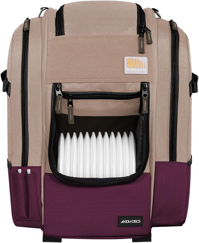 Axiom Disc Golf Backpack Bag - Voyager Slim Backpack - Holds 16-18 Discs