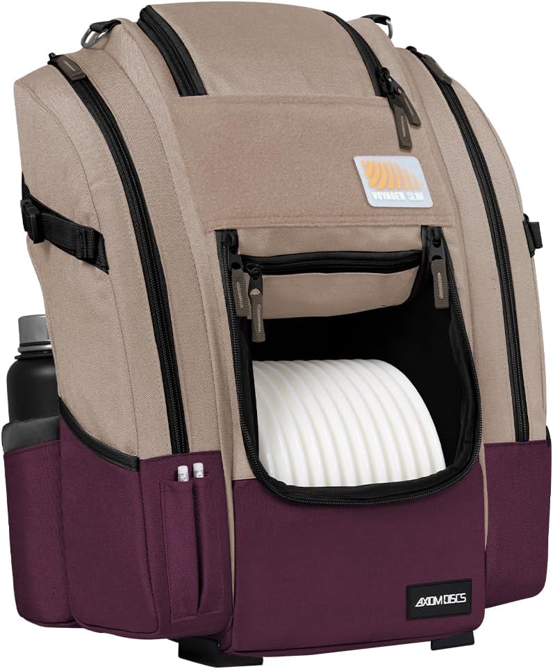 Axiom Disc Golf Backpack Bag - Voyager Slim Backpack - Holds 16-18 Discs
