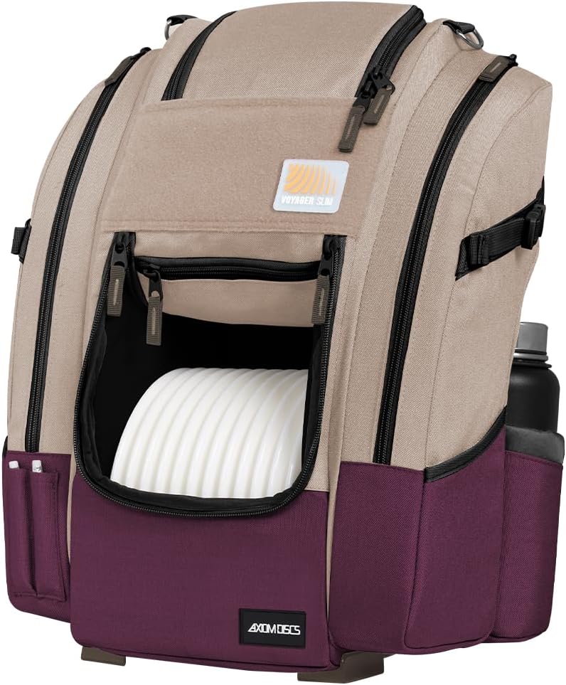 Axiom Disc Golf Backpack Bag - Voyager Slim Backpack - Holds 16-18 Discs