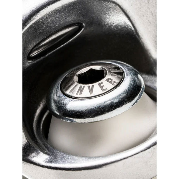 Ace Skateboard Trucks AF1 Inverted Hollow Polished Pair 66 (9.0")