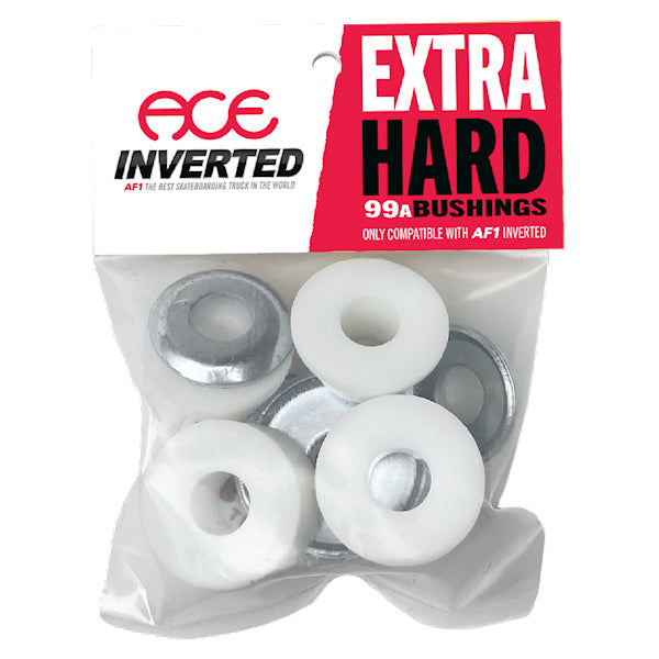 Ace Trucks Skateboard Inverted Bushings Extra Hard 99A (Fits AF1 Inverted Trucks) Includes Cup Washers