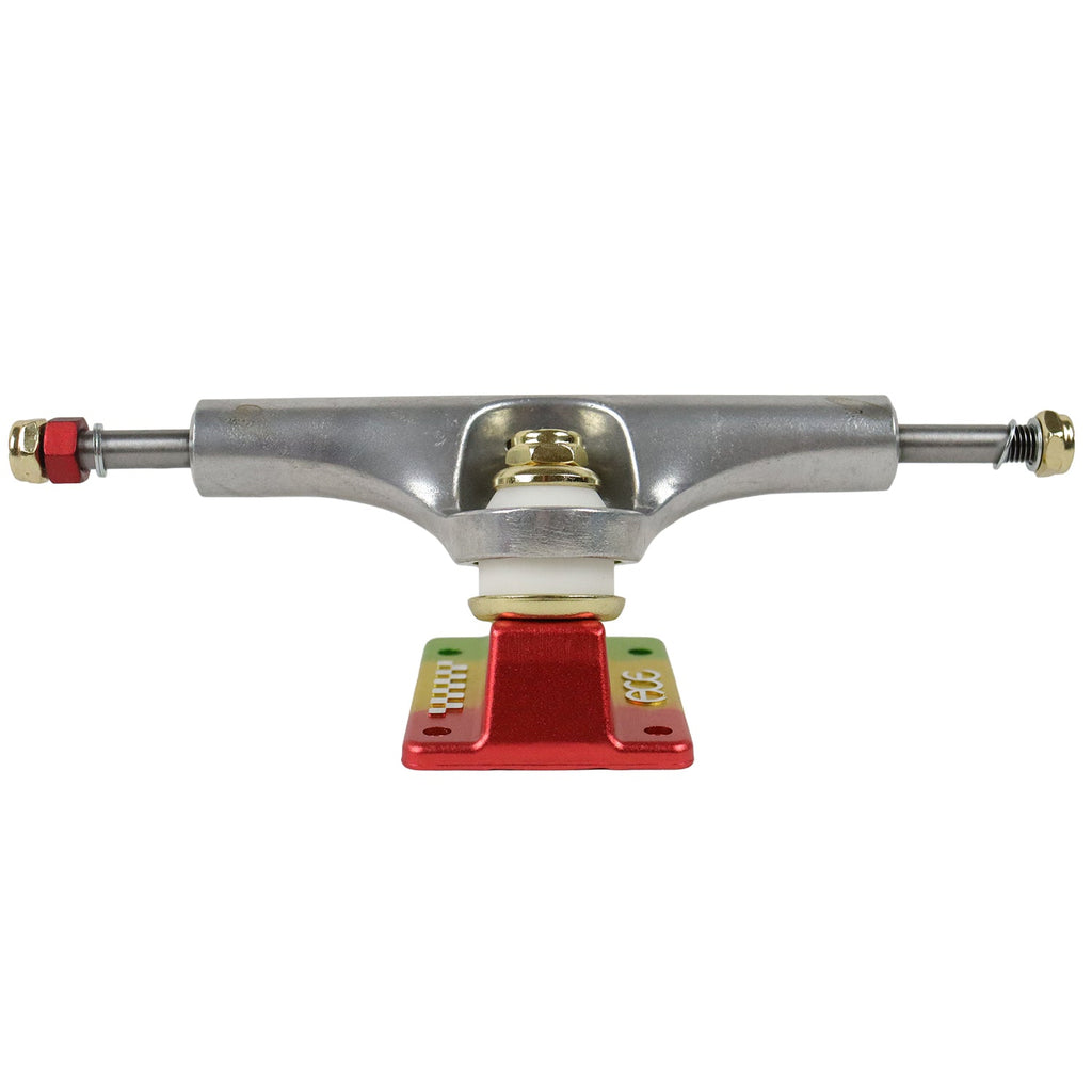 Ace Skateboard Trucks AF1 Ital (Green/Red/Gold) 66 (9.0" Axle) Pair