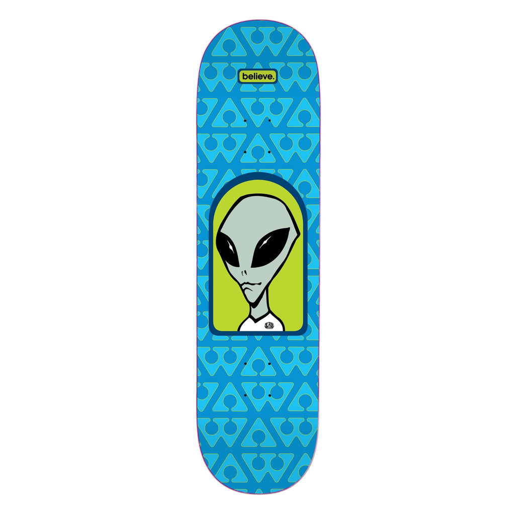 Alien Workshop Skateboard Complete Believe Pattern Blue 8.125" x 32"